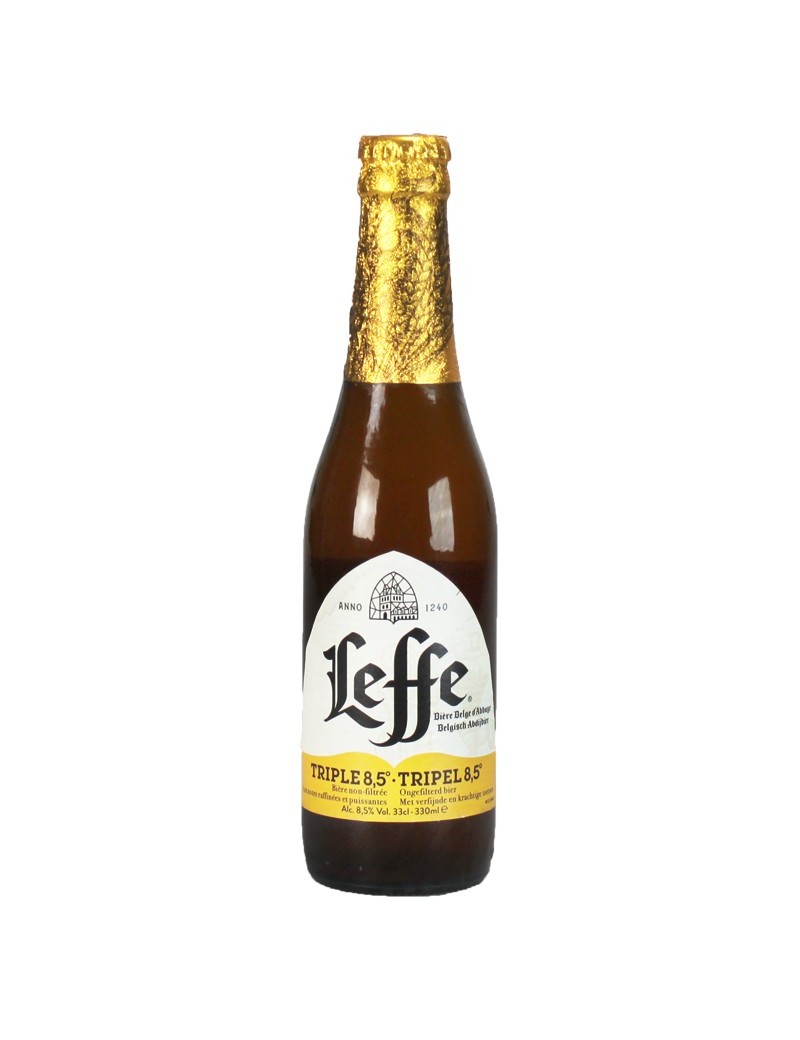 2 verres Leffe bière d'abbaye belge, verre calice, verre à pied 25