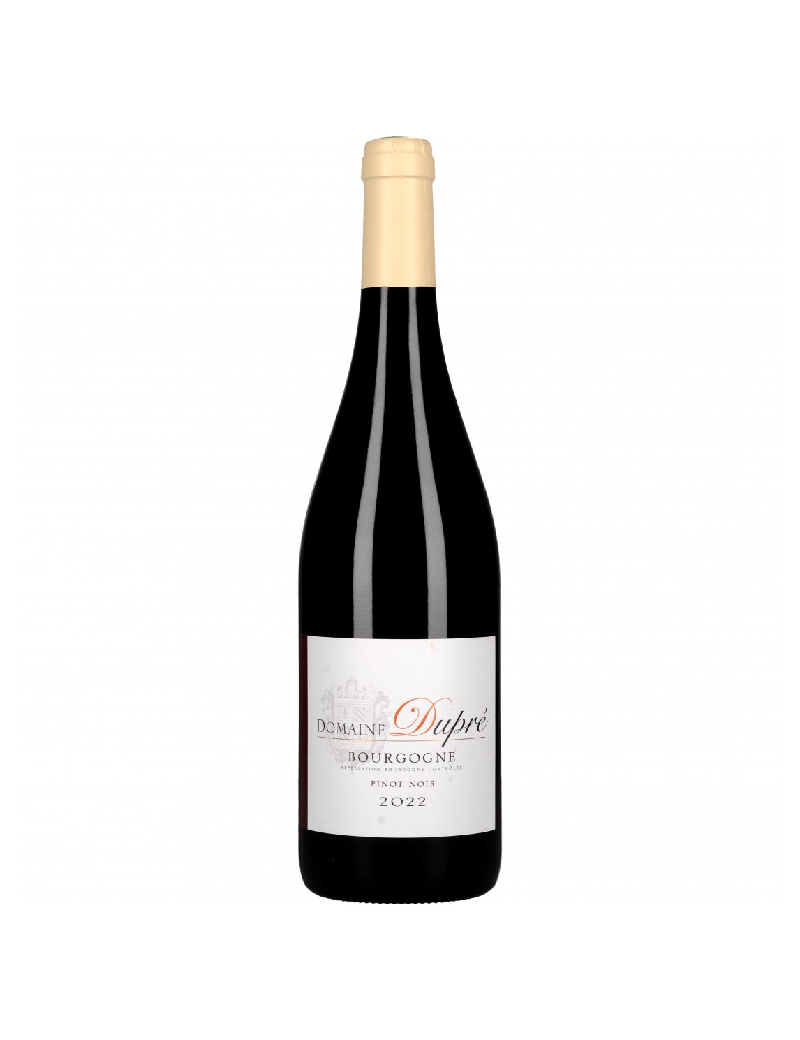 Bouteille de Bourgogne Pinot Noir du Domaine Dupré
