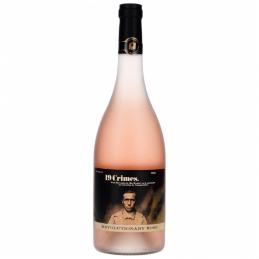 Bouteille de vin rosé 19 Crimes Revolutionary